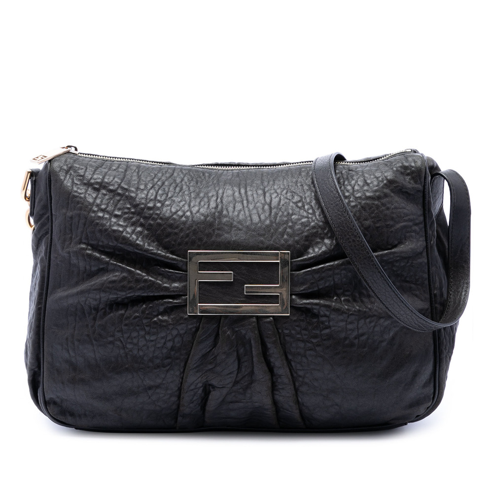 Pre-Loved Fendi Large Leather Mia Crossbody